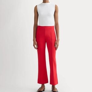 Everlane Dream Kick Flare Pants - Classic Red
